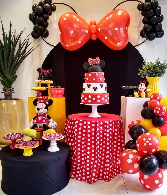 30 hermosas ideas para una fiesta de Minnie Mouse