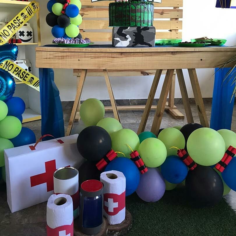 decoracion fortnite cumpleaños