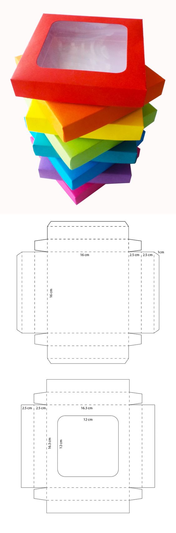 moldes de cajas para imprimir pdf