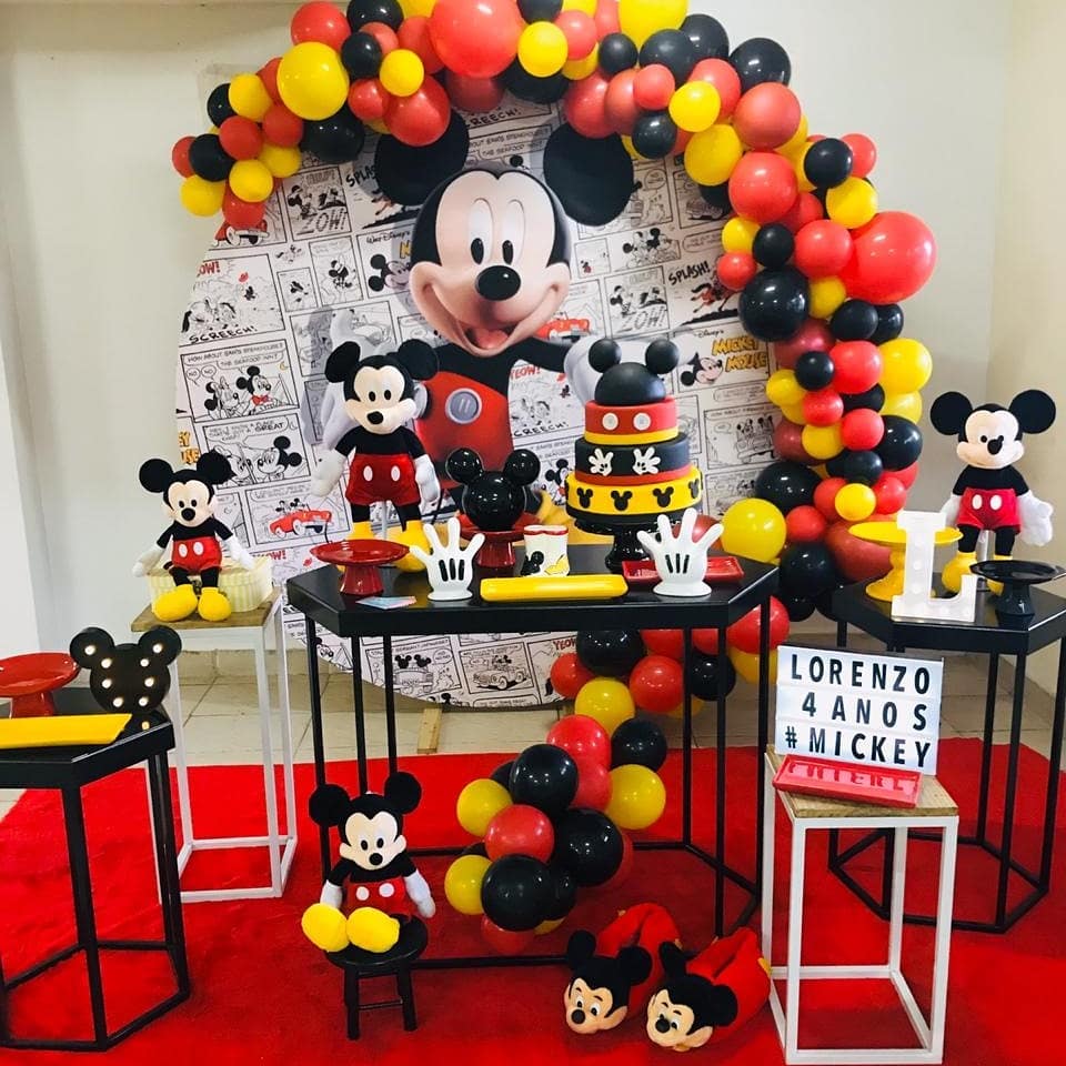 8 Ideas de Mickey Mouse para fiesta de cumpleaños - Manualidades Play