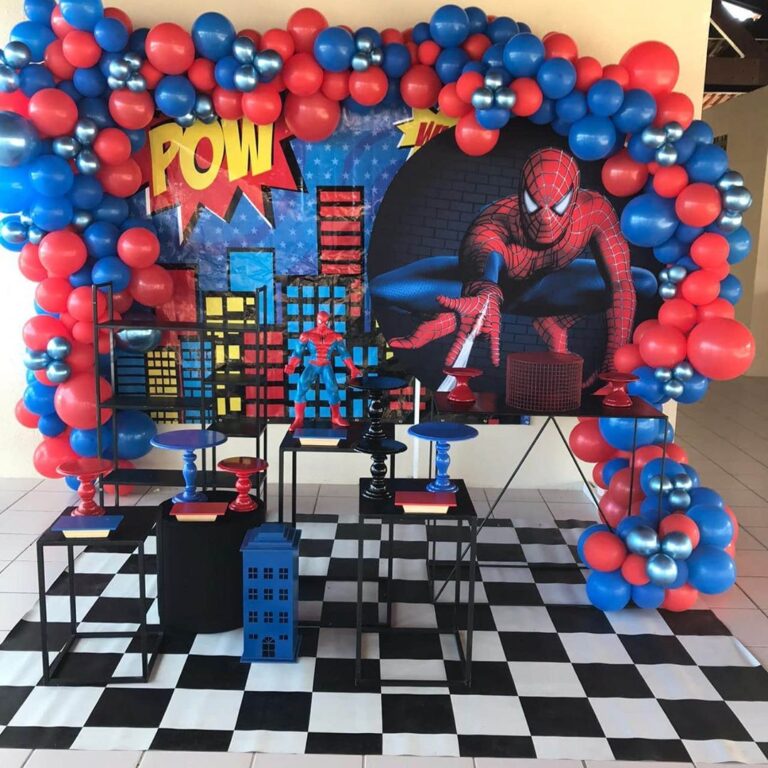 Fiesta De Spiderman M S De 30 Ideas Para Decorar   Fiesta De Spiderman 4 768x768 