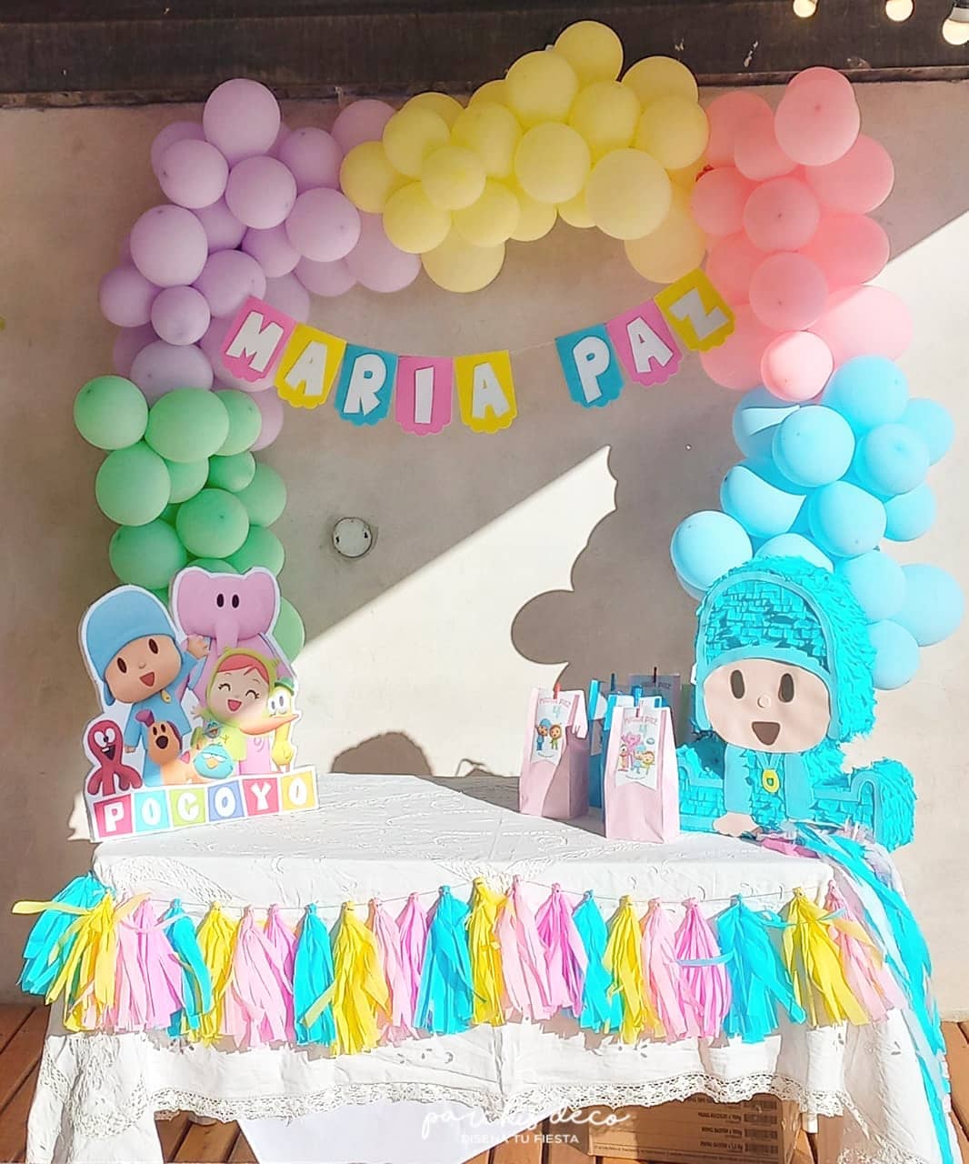 Baby Nina Fiestas: Tarta Pocoyo para el 1er cumpleaños de Kenai