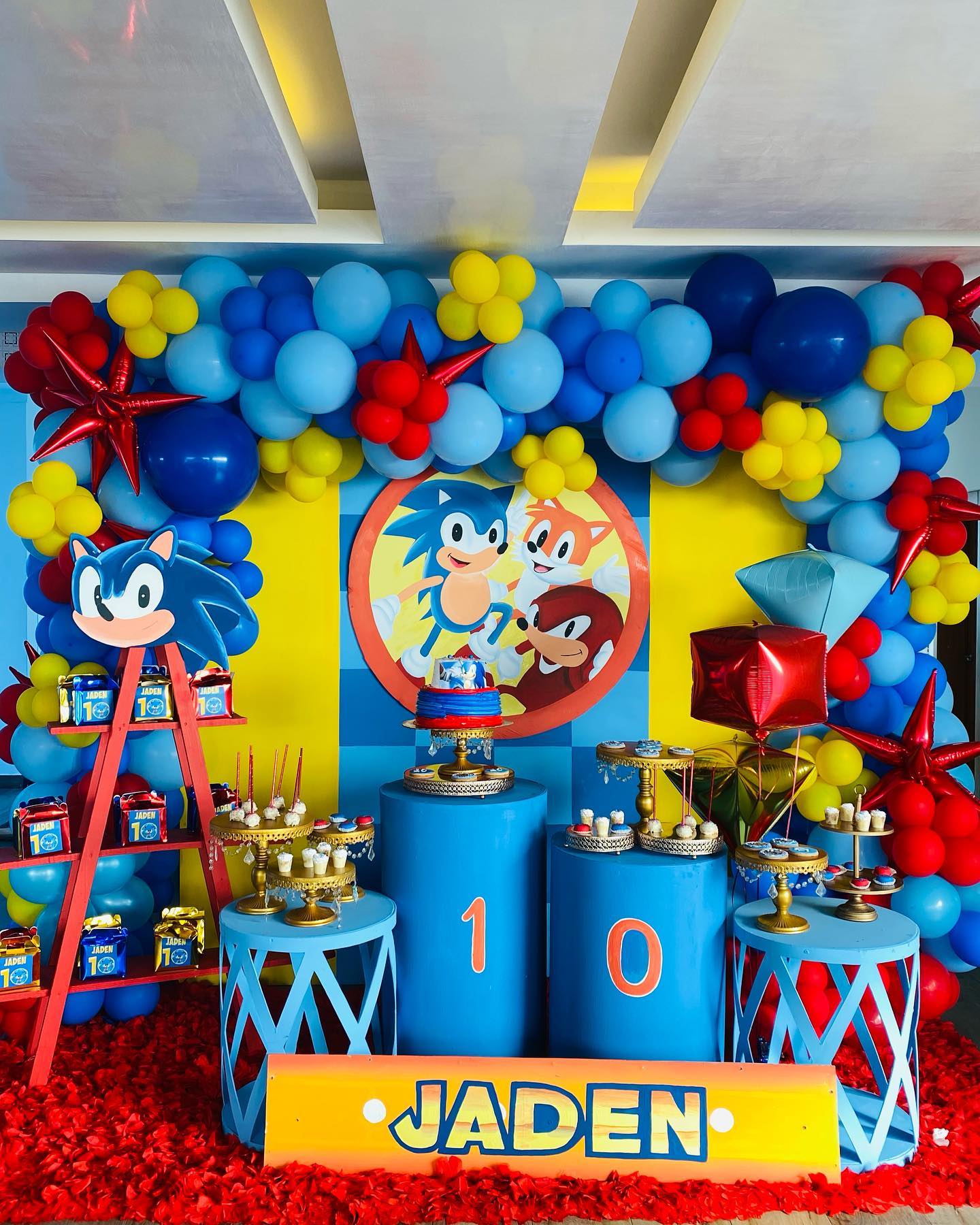 Fiesta de Sonic: Decoraciones, fondos, dulceros, pasteles y mucho más