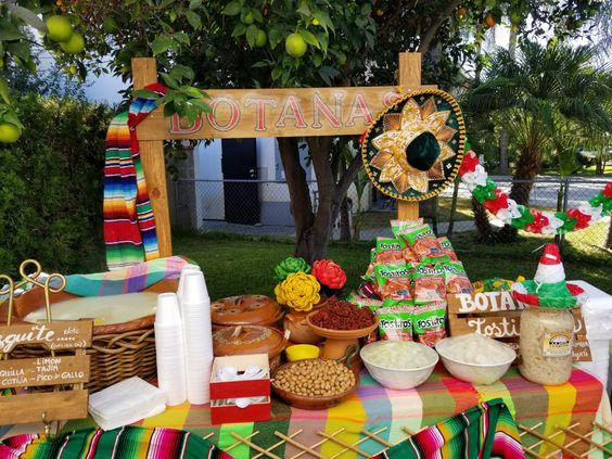 comida fiesta mexicana cumpleaños
