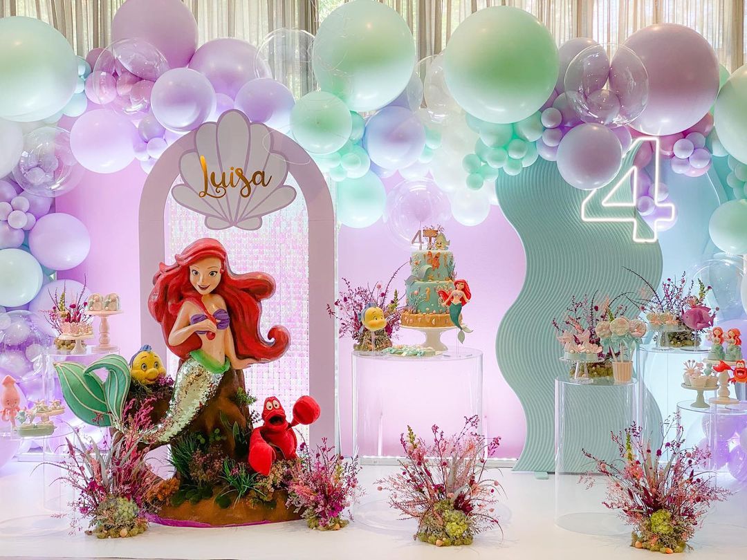 Cómo decorar un cumpleaños de la sirenita Ariel - DecorarME