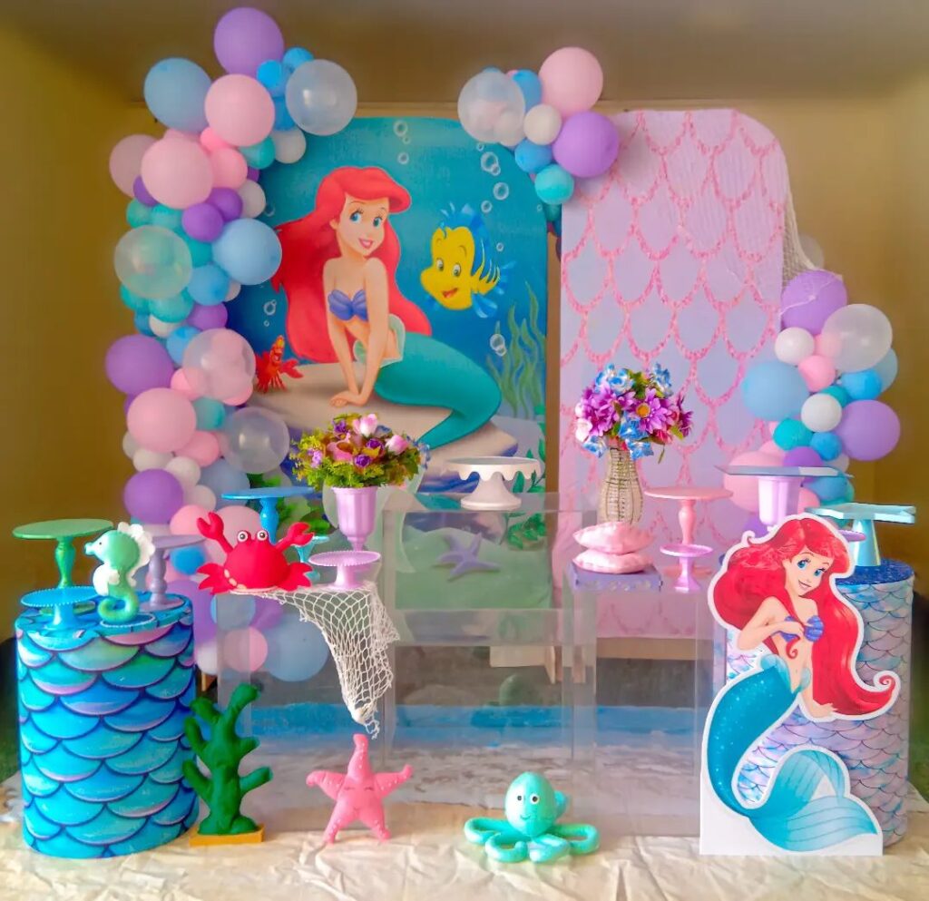 Ideas Para Una Fiesta De Ariel La Sirenita Decoraci N Pasteles Y M S