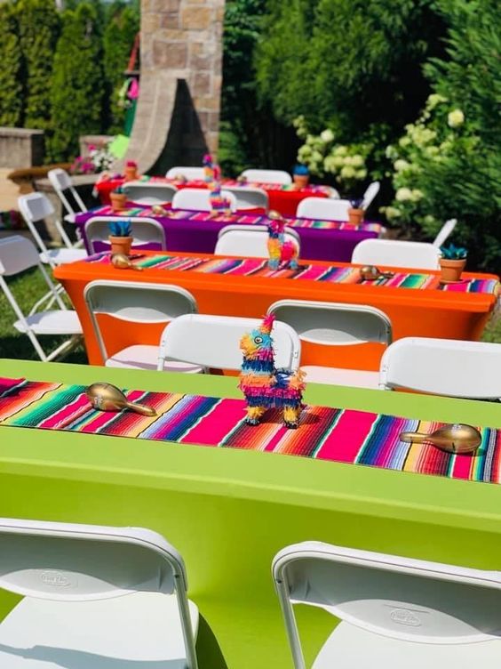 centros de mesa para fiesta mexicana