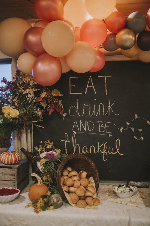 ideas para decorar fiesta de acción de gracias en casa