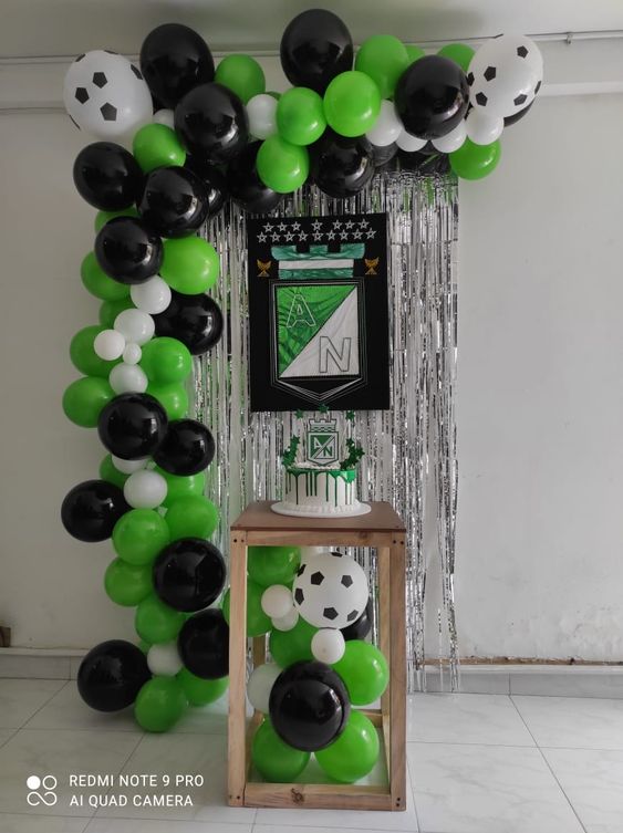 Decoración de Futbol sencilla