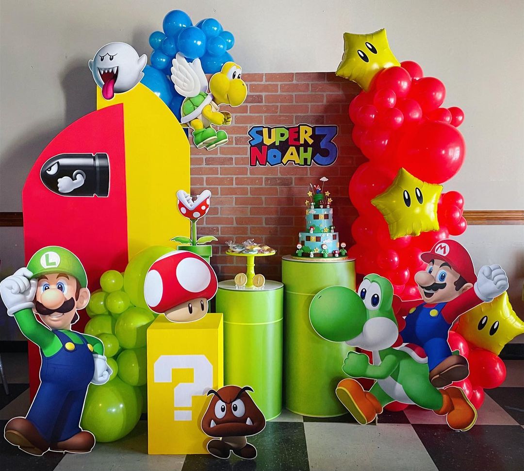 30 ideas para decorar Fiesta de Cumpleaños de Mario Bros