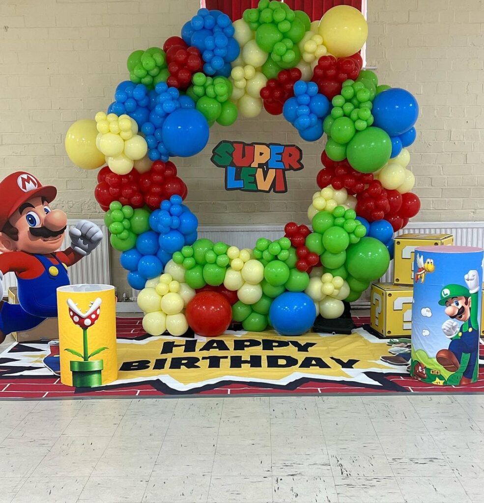 Decoración Mario Bros cumpleaños