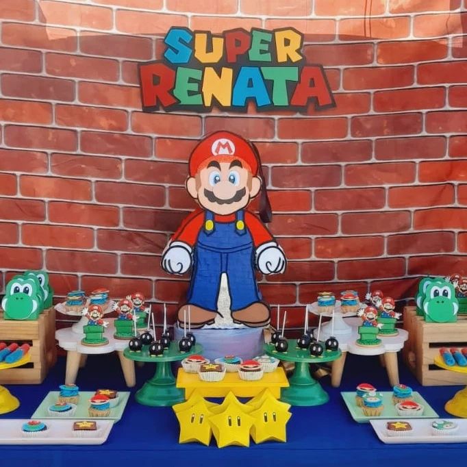 Decoración Mario Bros cumpleaños