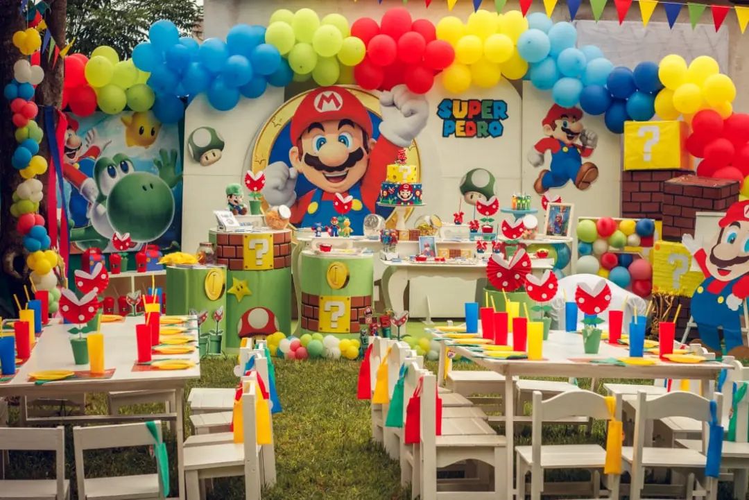 30 ideas para decorar Fiesta de Cumpleaños de Mario Bros