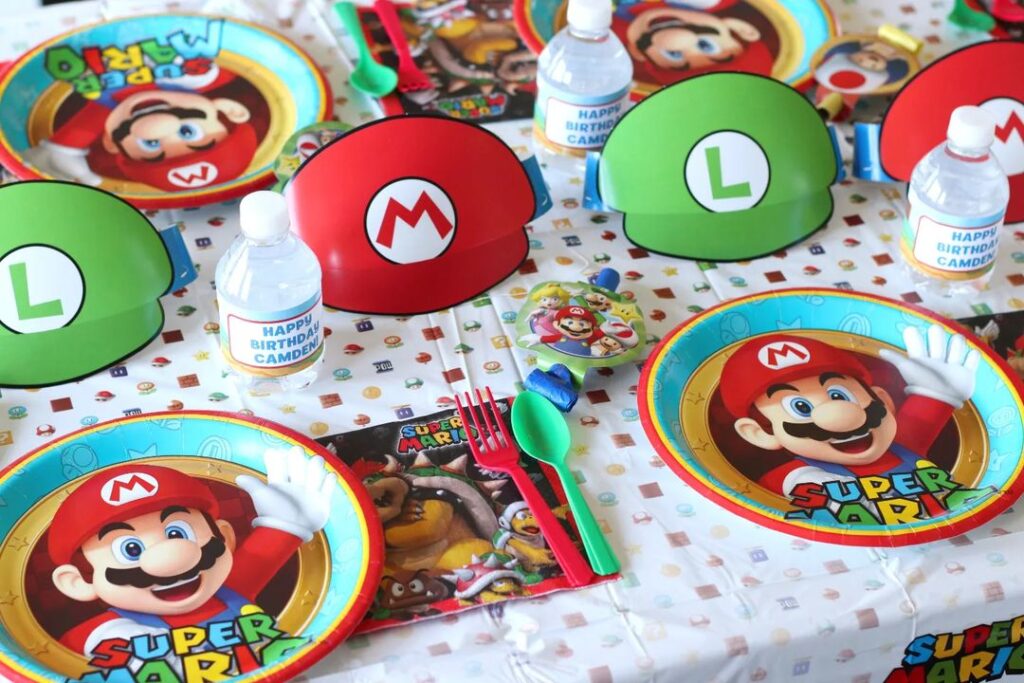 Manualidades de Mario Bros para cumpleaños