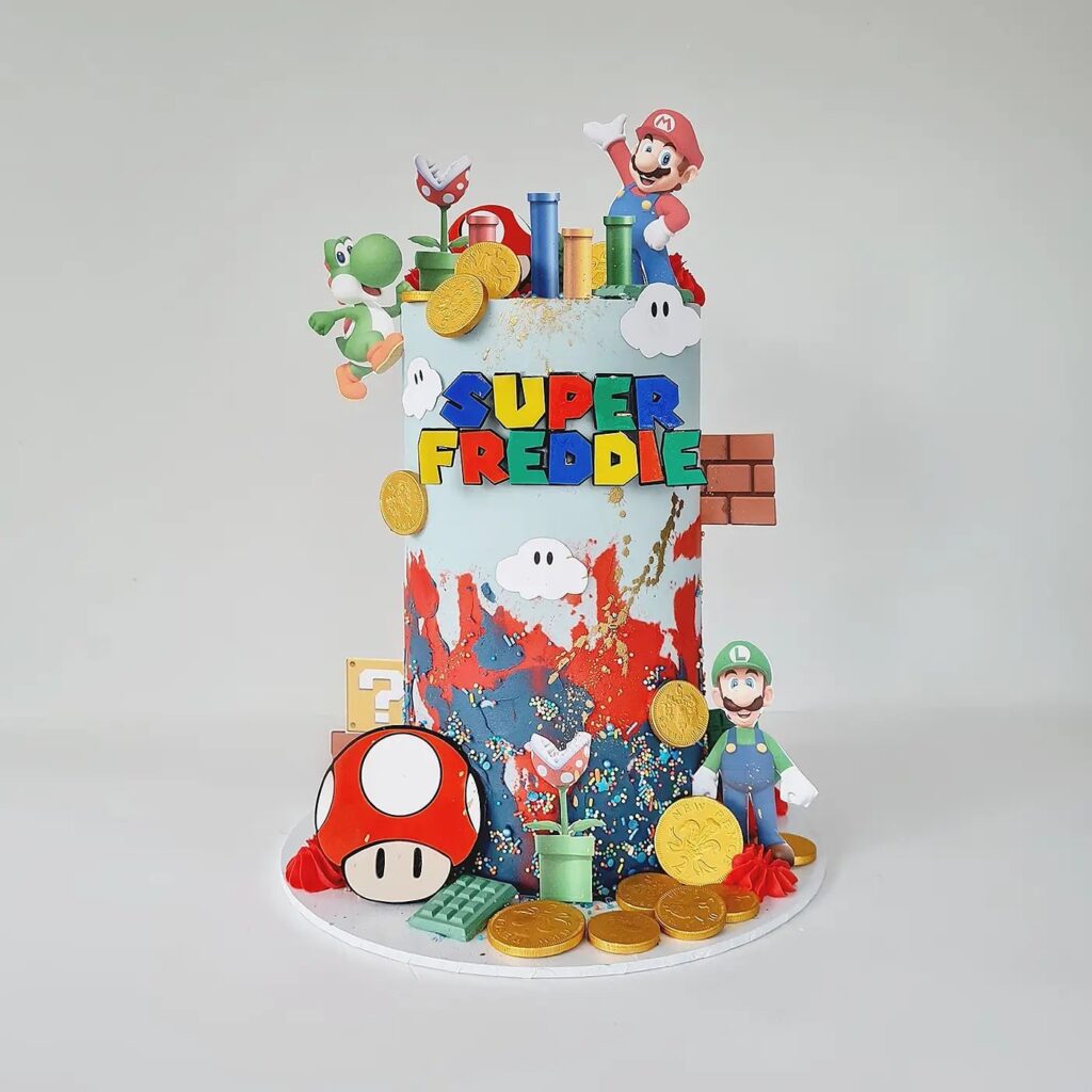 pastel Super Mario