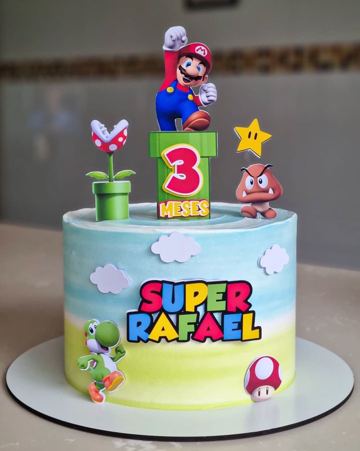 pastel Super Mario