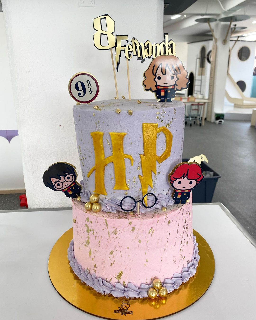 Pastel de Harry Potter para niña