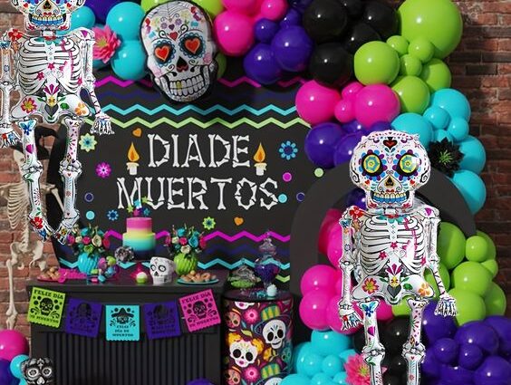 Decoración fiesta de día de muertos