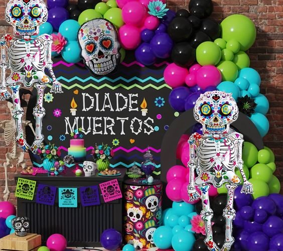 Decoración fiesta de día de muertos