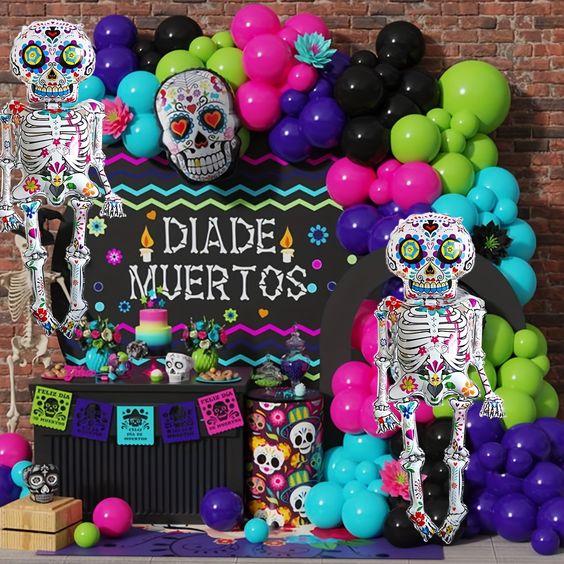 Decoración fiesta de día de muertos