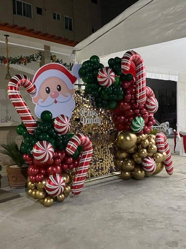 Fondo de navidad con globo