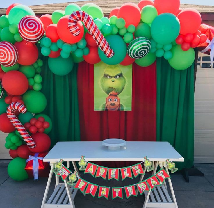 Fiesta de cumpleaños del Grinch