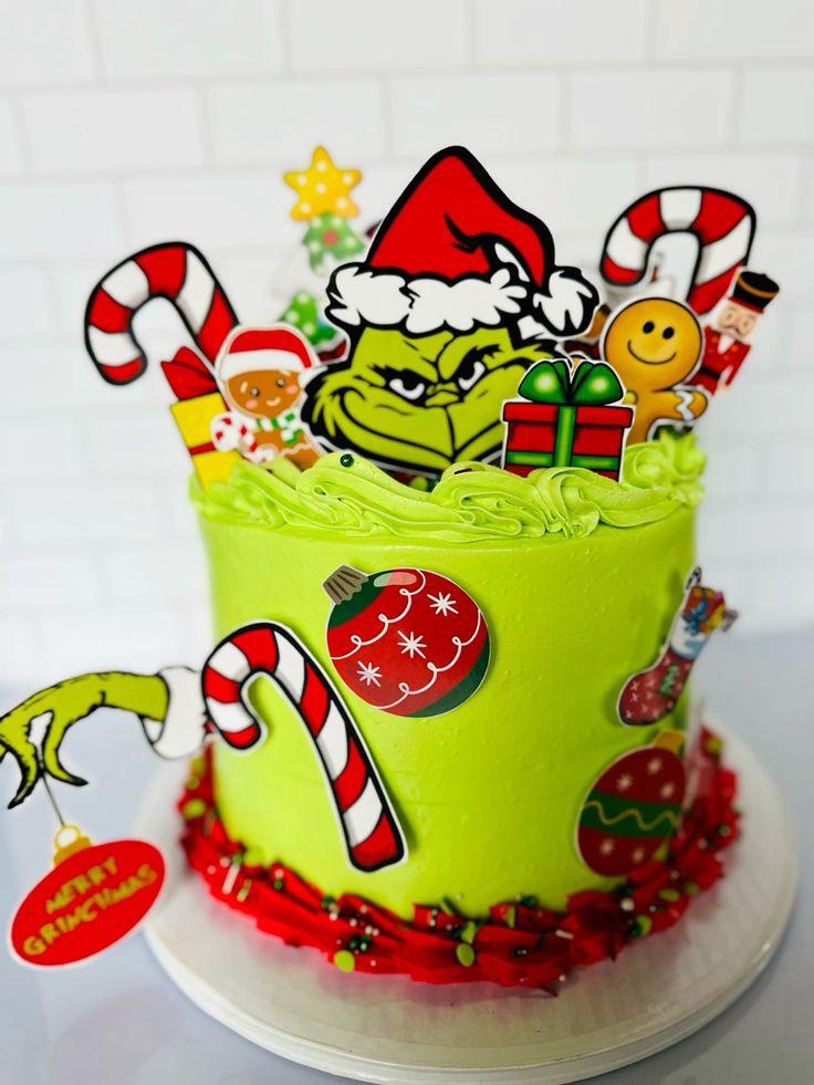 Pastel del Grinch